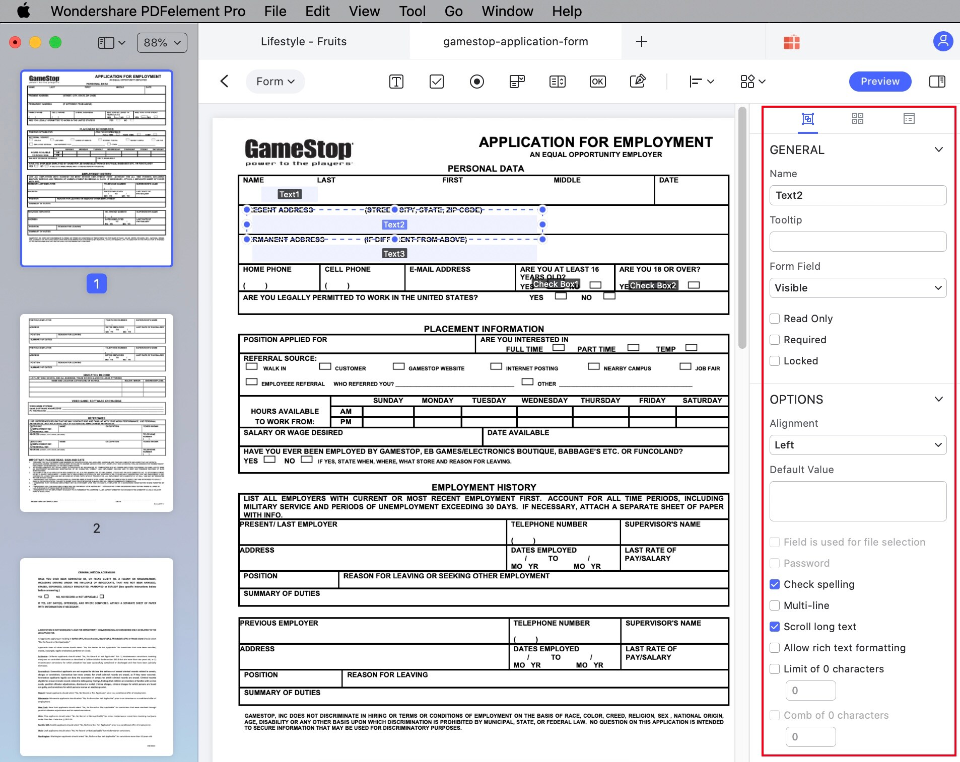 pdf form maker for mac
